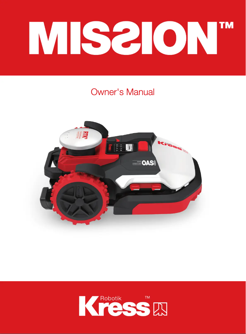 Página 1 del manual Manual de usuario Kress Mission RTKn 2000 KR172E