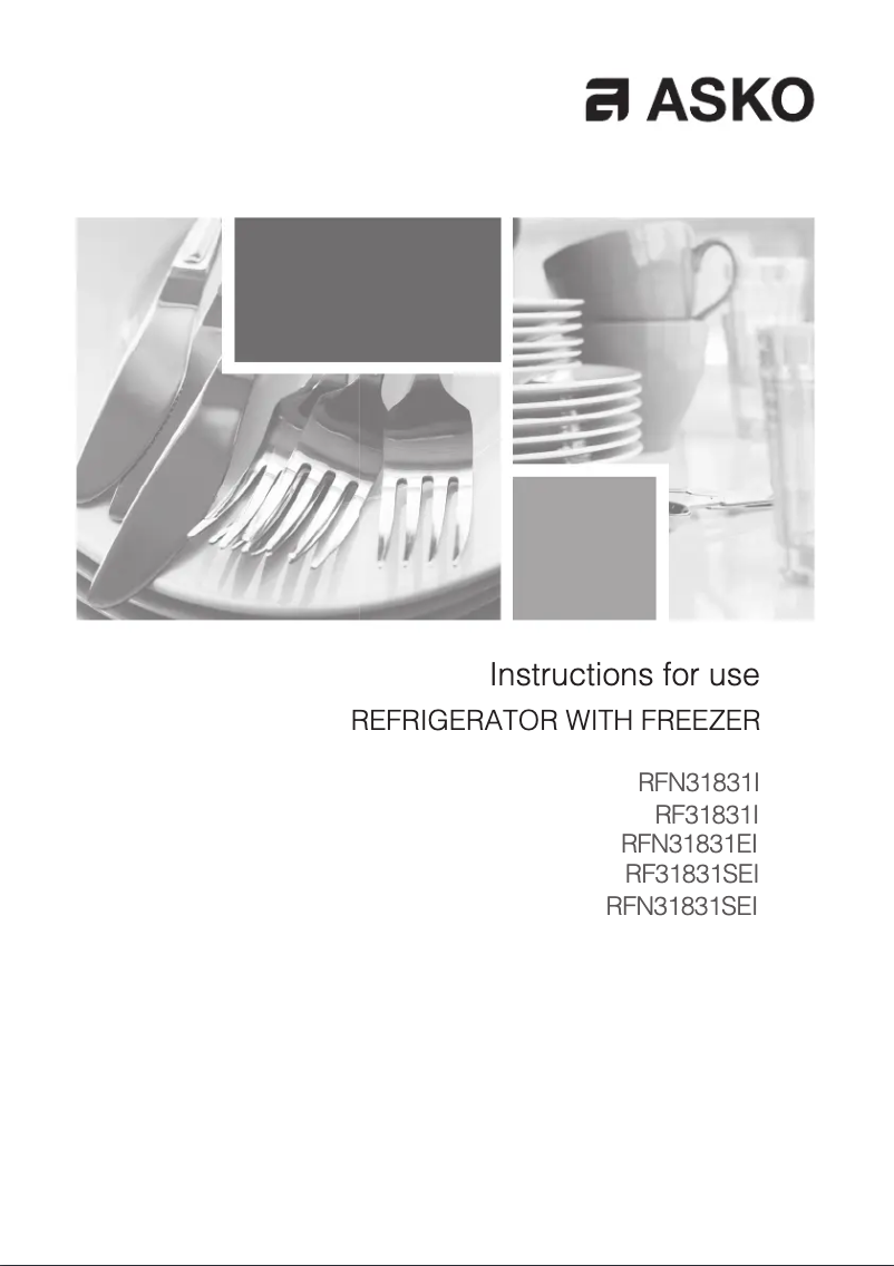 Image de la première page du manuel de l'appareil RF31831SEI