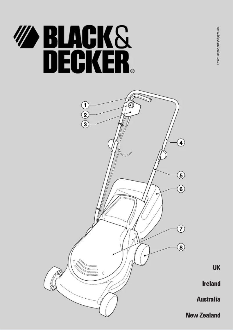 Page n°1 - Manuel utilisateur Black & Decker GR298