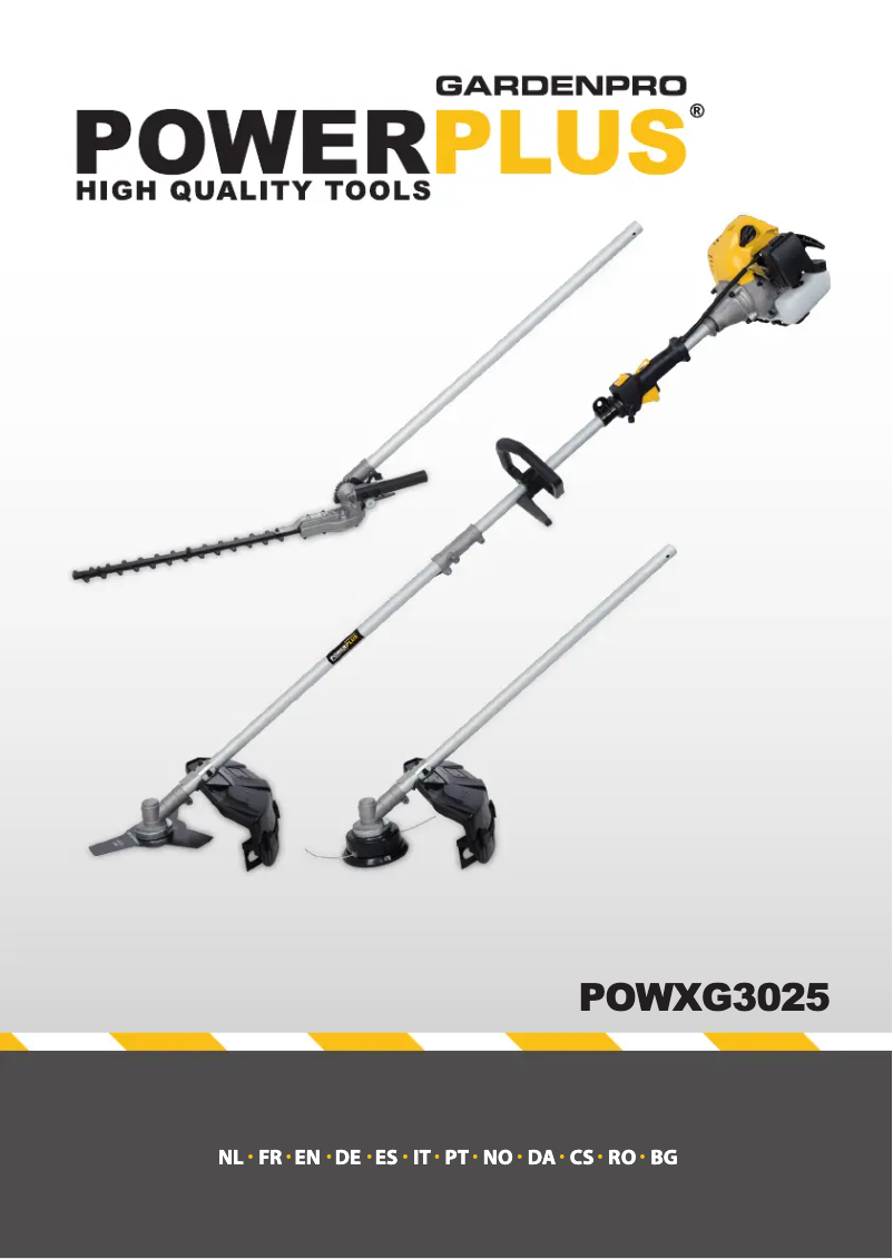 Image de la première page du manuel de l'appareil POWXG3025