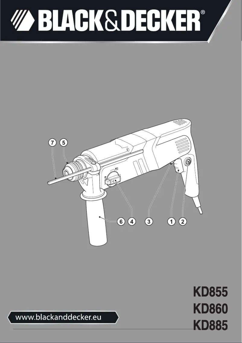 Image de la première page du manuel de l'appareil KD860