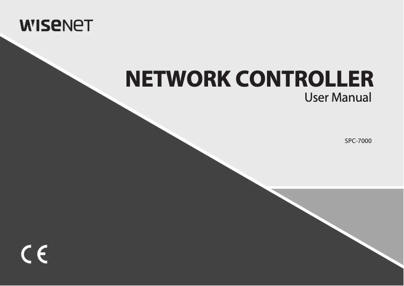 Page n°1 - Manuel utilisateur Hanwha SPC-7000