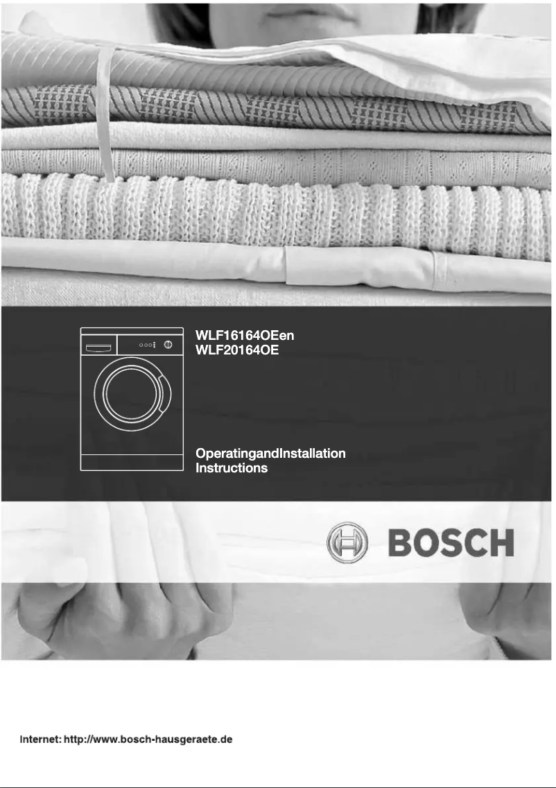 Página 1 del manual Manual de usuario Bosch WLF 20164