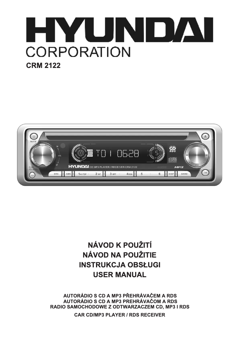 Page 1 de la notice Manuel utilisateur Hyundai CRM 2122