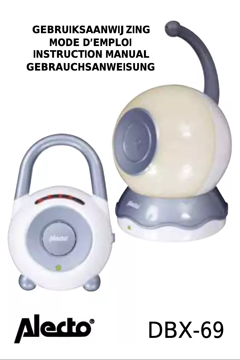 Image de la première page du manuel de l'appareil DBX-69