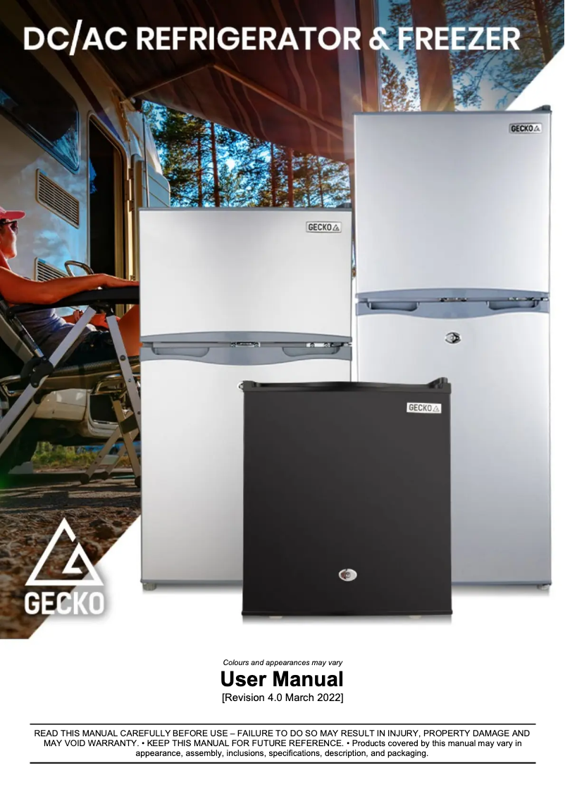 Page n°1 - Manuel utilisateur Gecko GKFF-13B