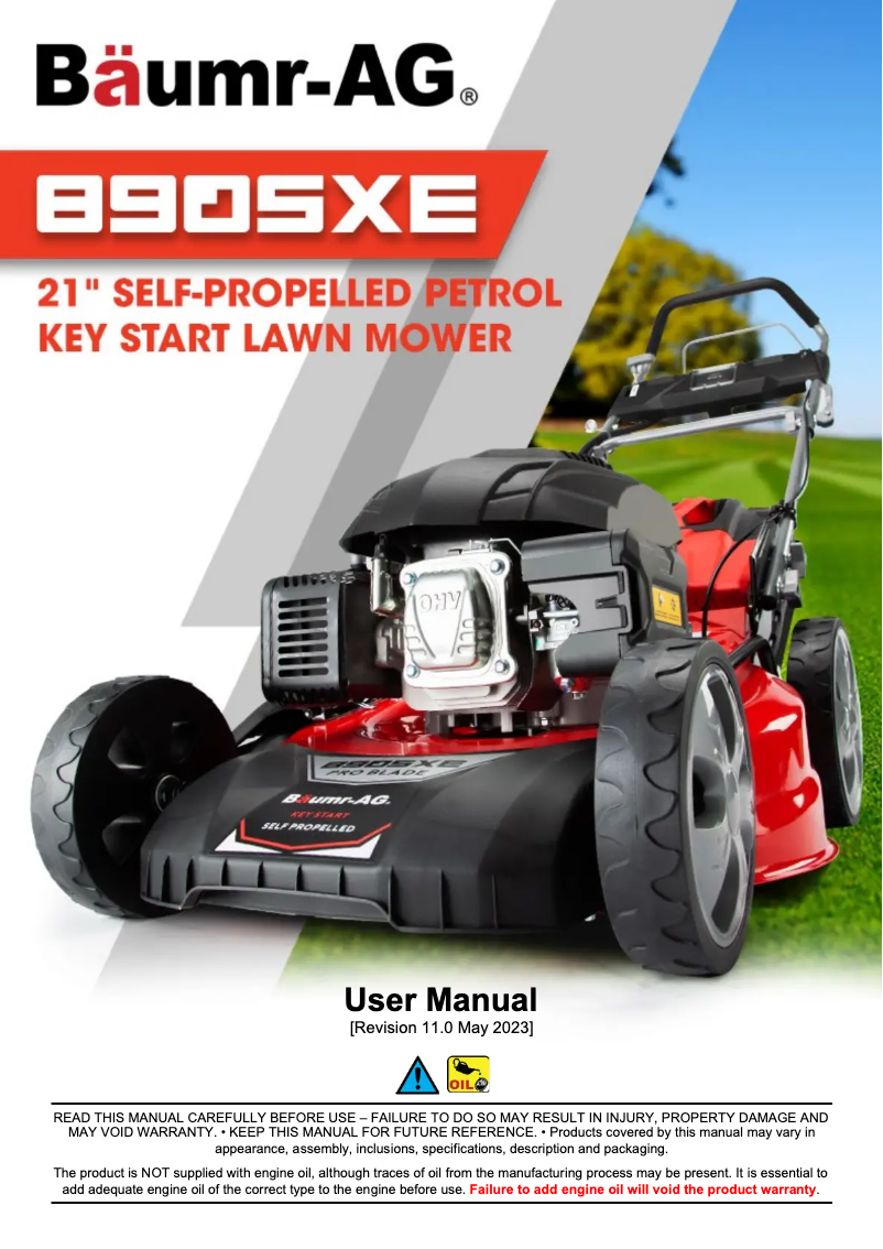 Página 1 del manual Manual de usuario Baumr-AG 890SXe