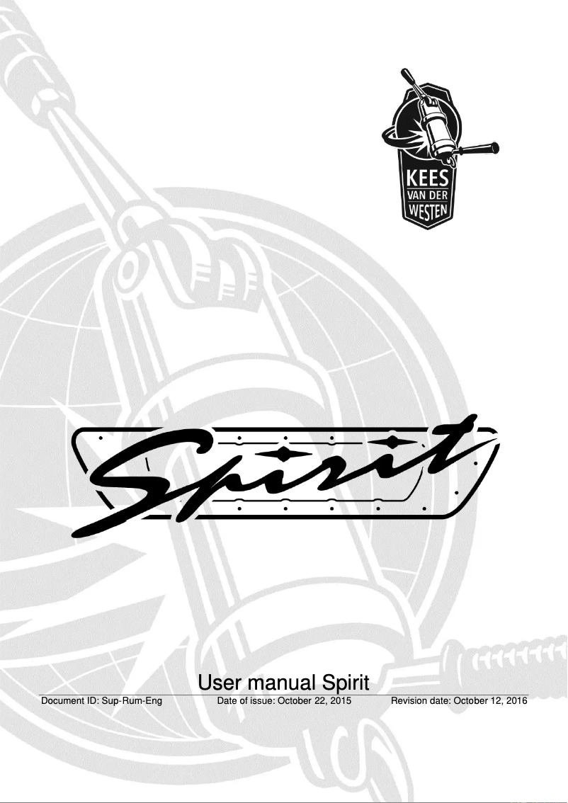 Image de la première page du manuel de l'appareil Spirit