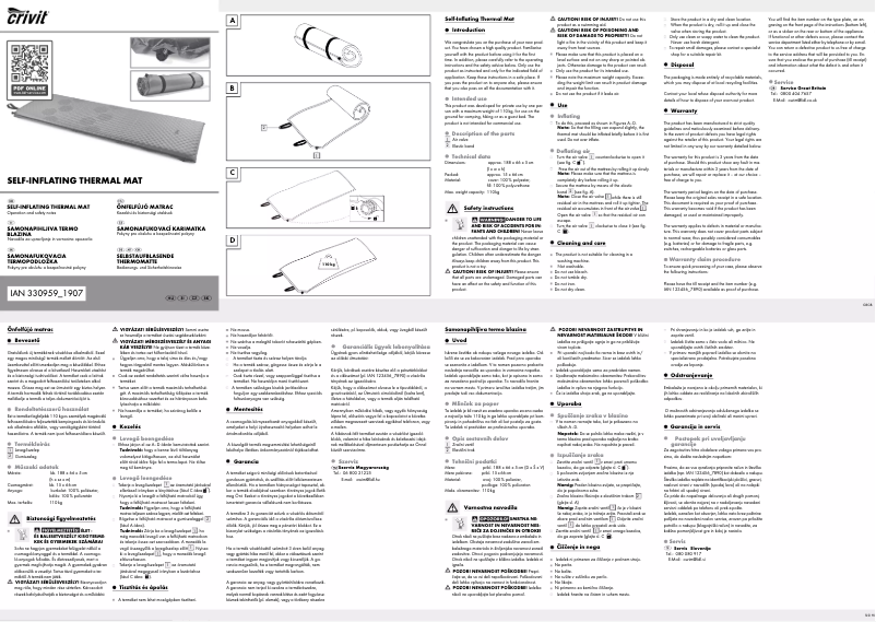 Image de la première page du manuel de l'appareil IAN 330959
