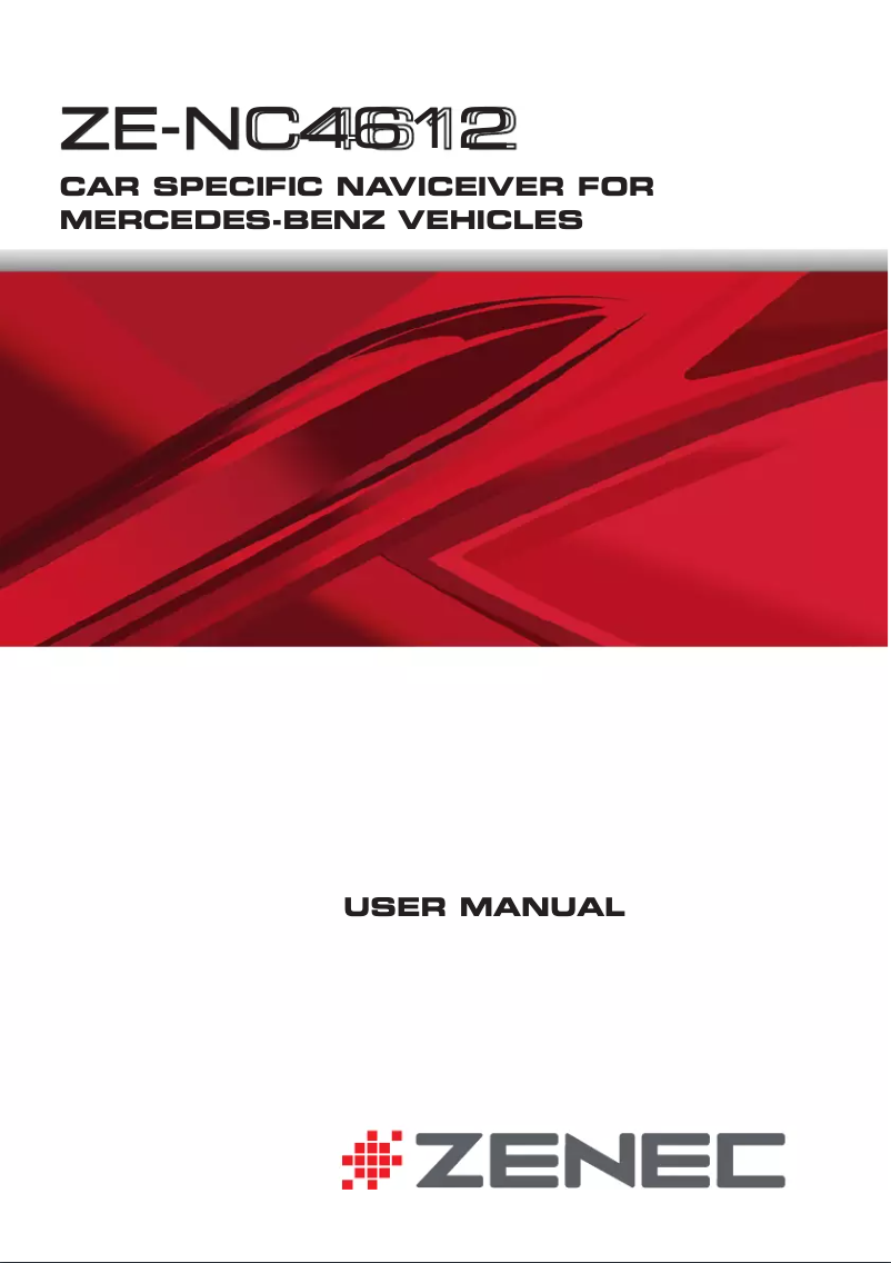 Image de la première page du manuel de l'appareil ZE-NC4612