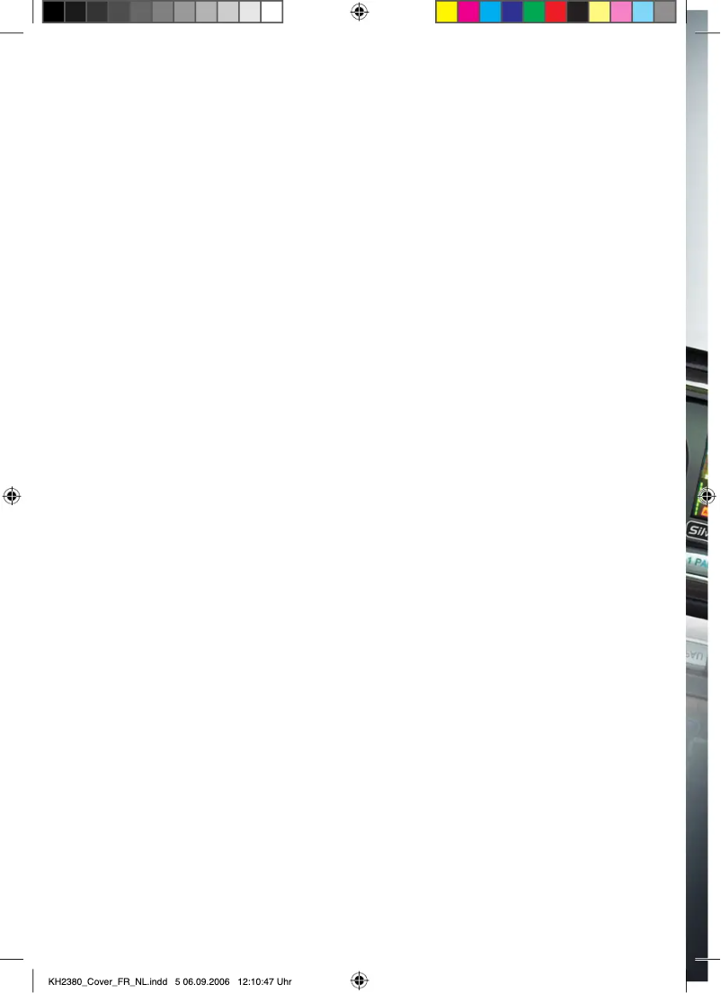 Page n°1 - Manuel utilisateur SilverCrest KH2380