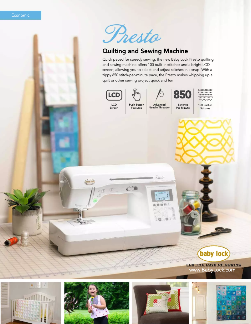 Image de la première page du manuel de l'appareil Presto BLMPR