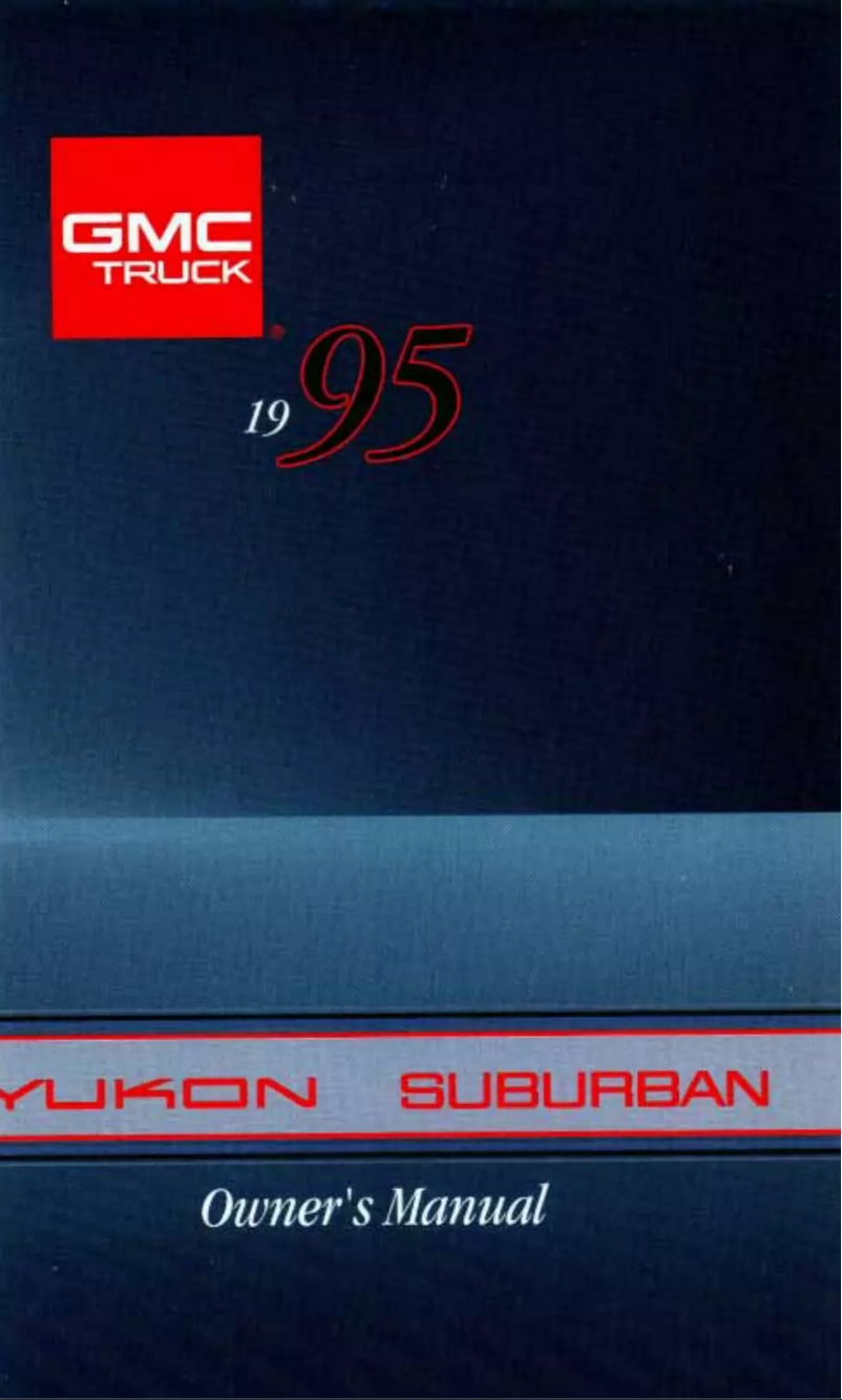 Image de la première page du manuel de l'appareil Suburban (1995)