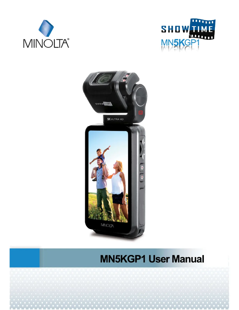 Page 1 de la notice Manuel utilisateur Minolta Showtime MN5KGP1