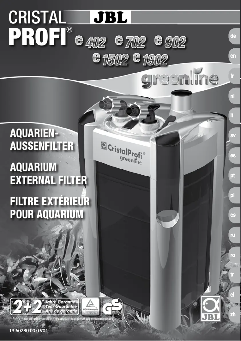 Página 1 del manual Manual de usuario JBL Cristalprofi e1502