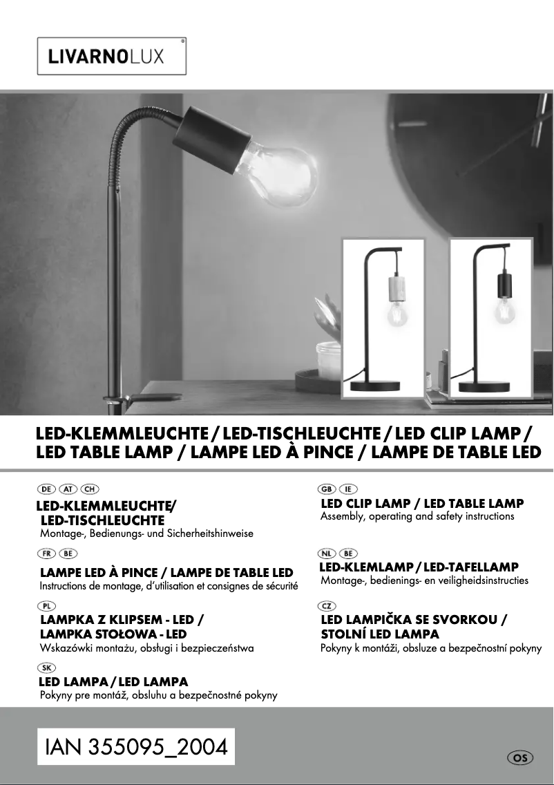 Page n°1 - Manuel utilisateur Livarno Lux IAN 355095