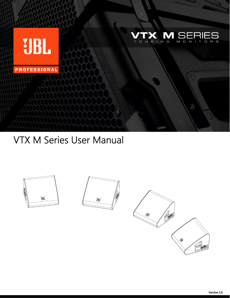 Page n°1 - Manuel utilisateur JBL VTX M20