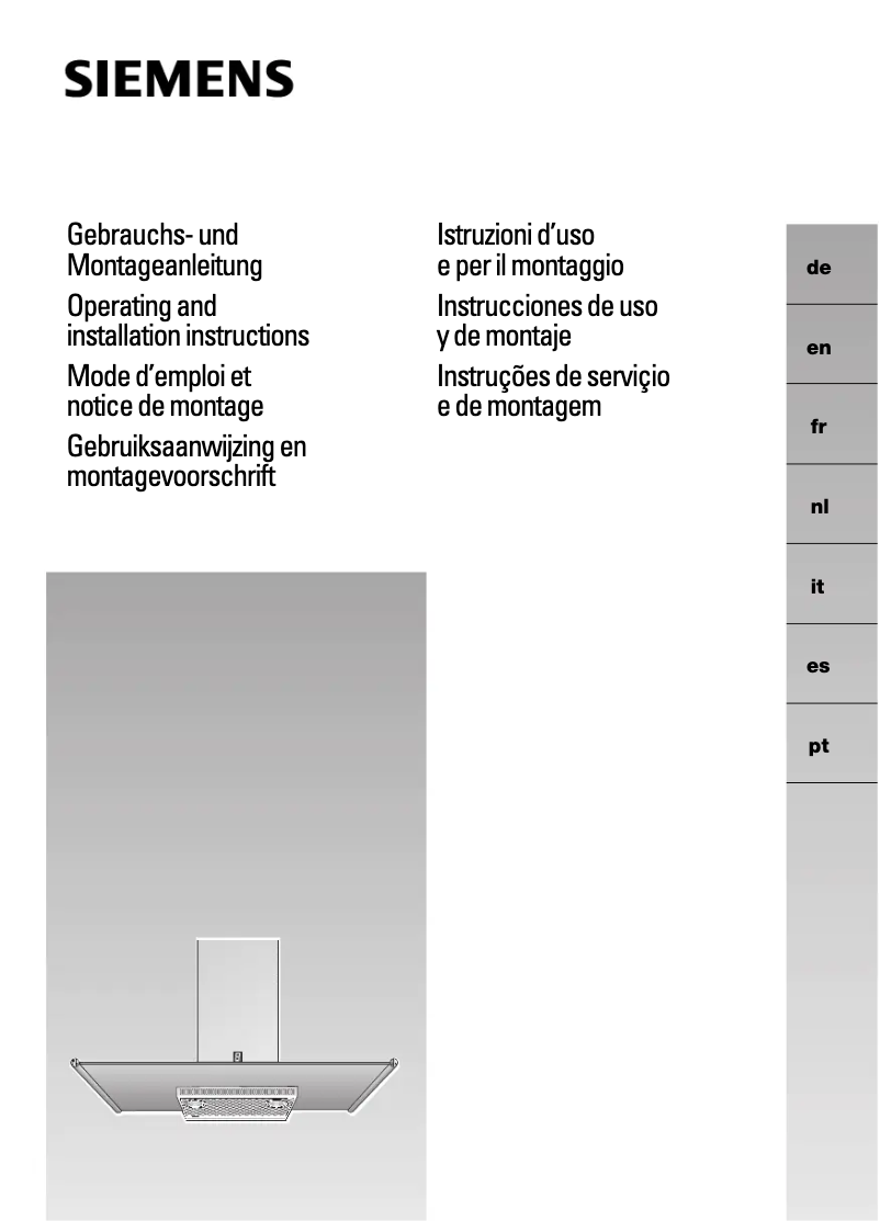 Page n°1 - Manuel utilisateur Siemens LC855GB60