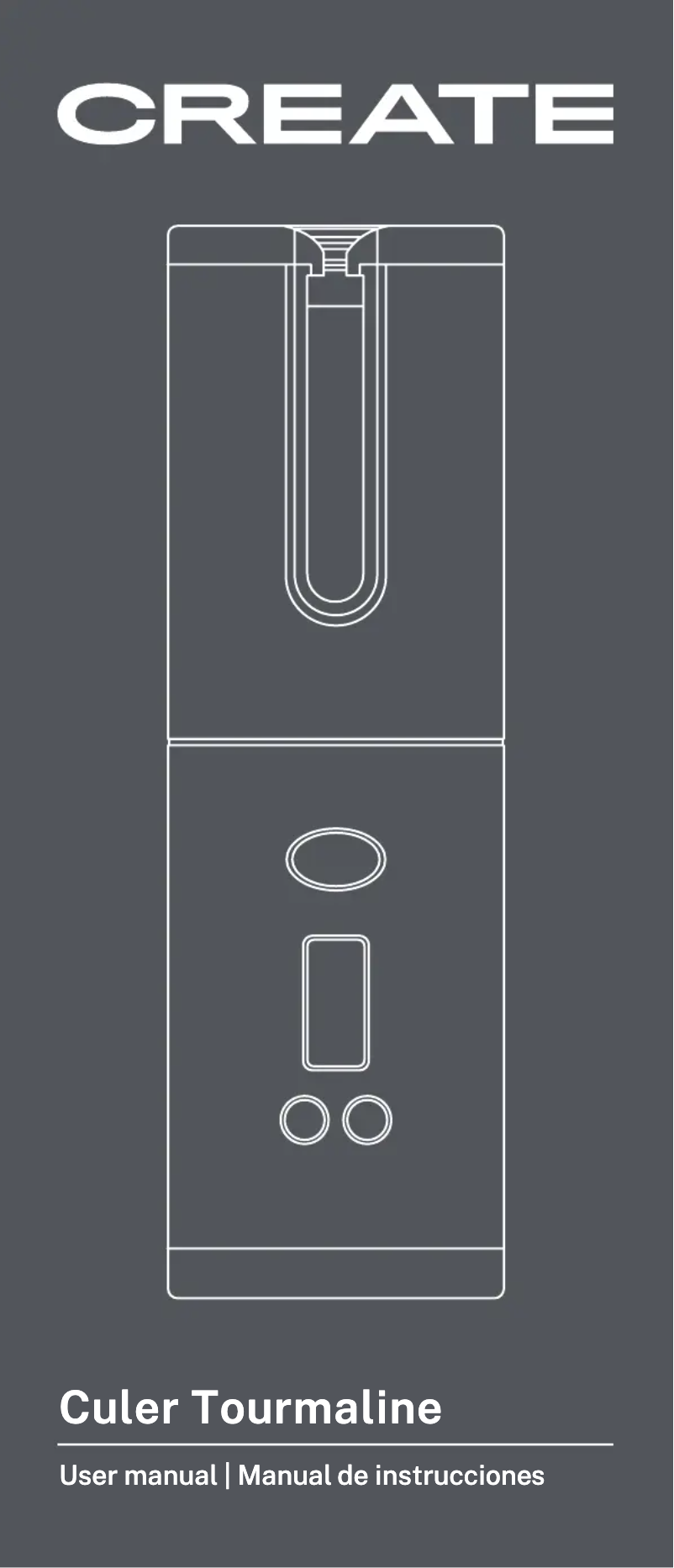 Page 1 de la notice Manuel utilisateur Create Culer Tourmaline