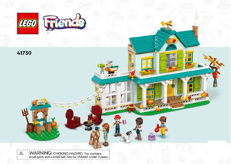 Page n°1 - Consignes visuelles Lego Friends 41730