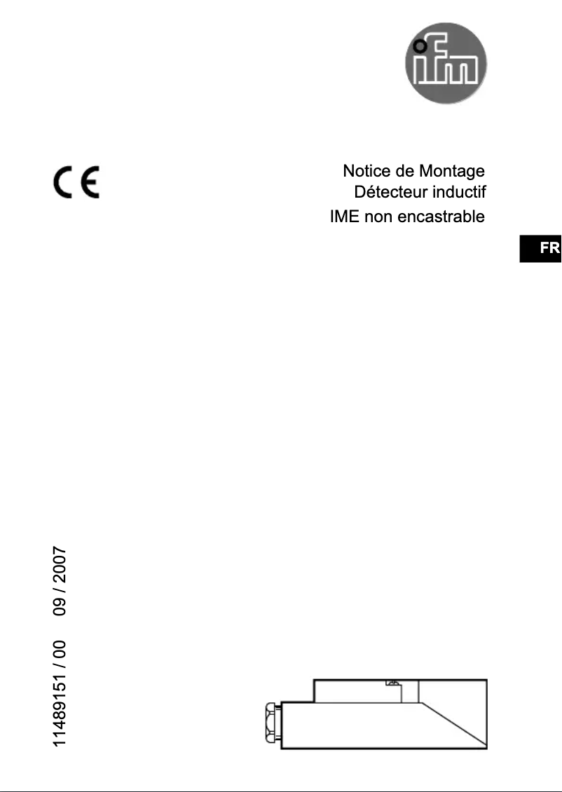Page 1 de la notice Manuel utilisateur IFM IM5044