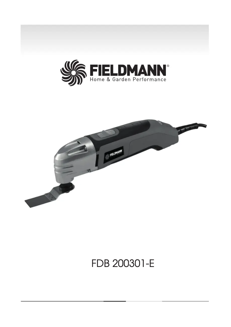 Page n°1 - Manuel utilisateur Fieldmann FDB 200301-E