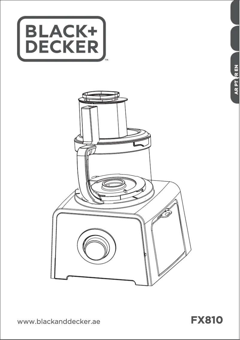 Image de la première page du manuel de l'appareil FX810