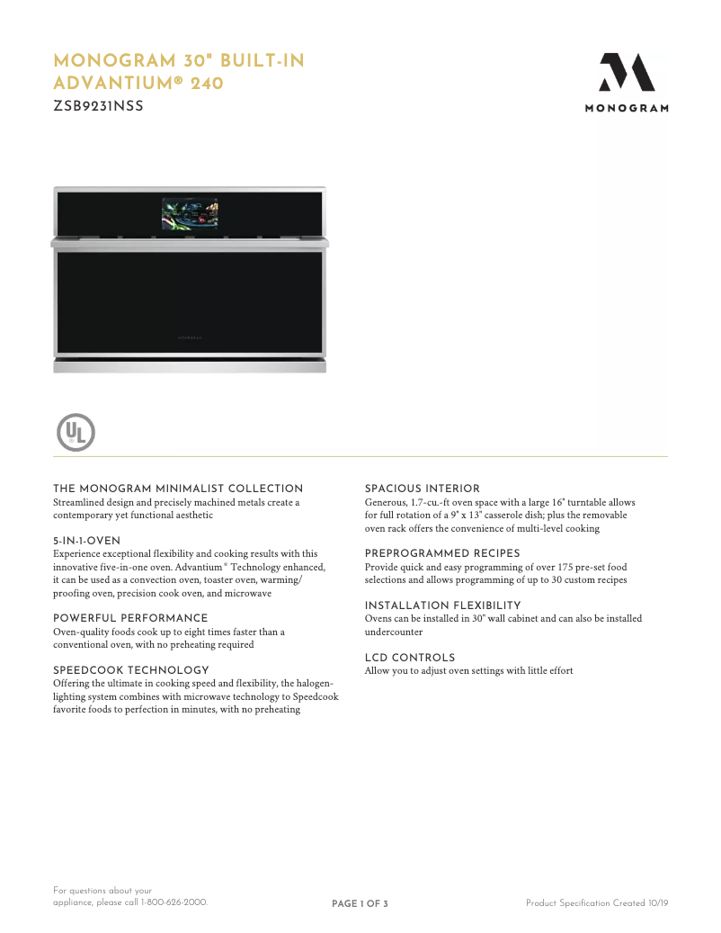 Image de la première page du manuel de l'appareil ZSB9231NSS