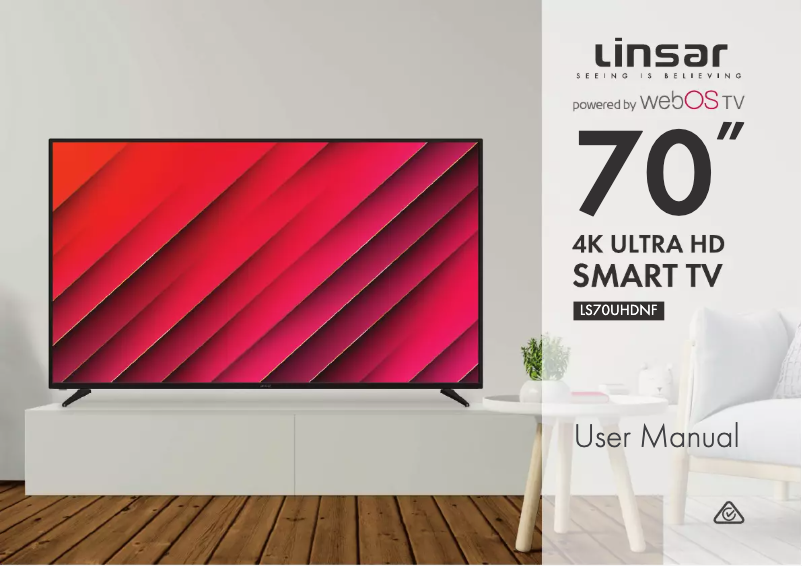 Page n°1 - Manuel utilisateur Linsar LS70UHDNF