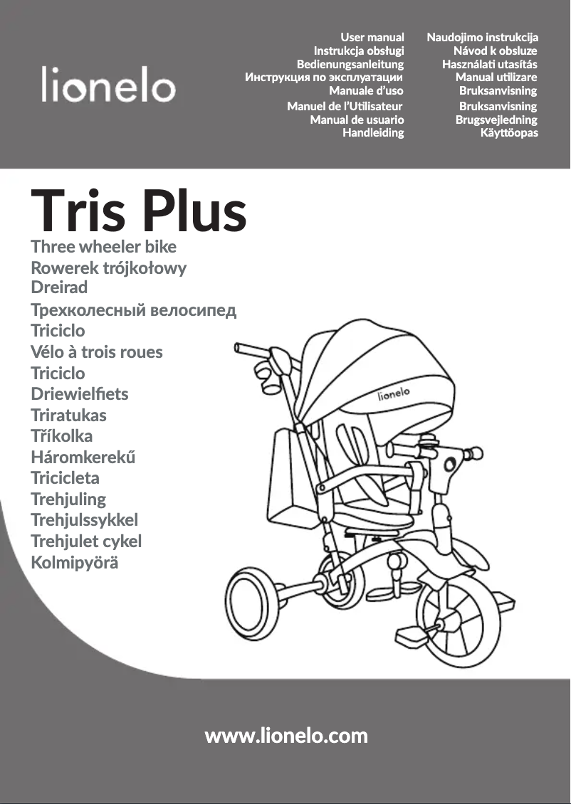 Image de la première page du manuel de l'appareil Tris Plus