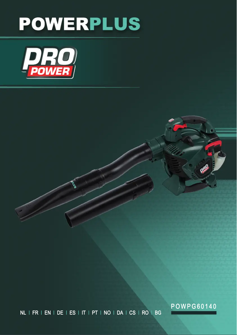 Image de la première page du manuel de l'appareil POWPG60140