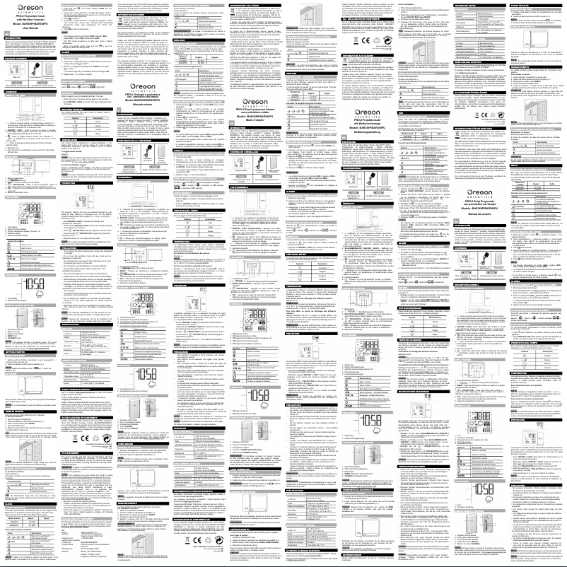 Image de la première page du manuel de l'appareil BAR 369P