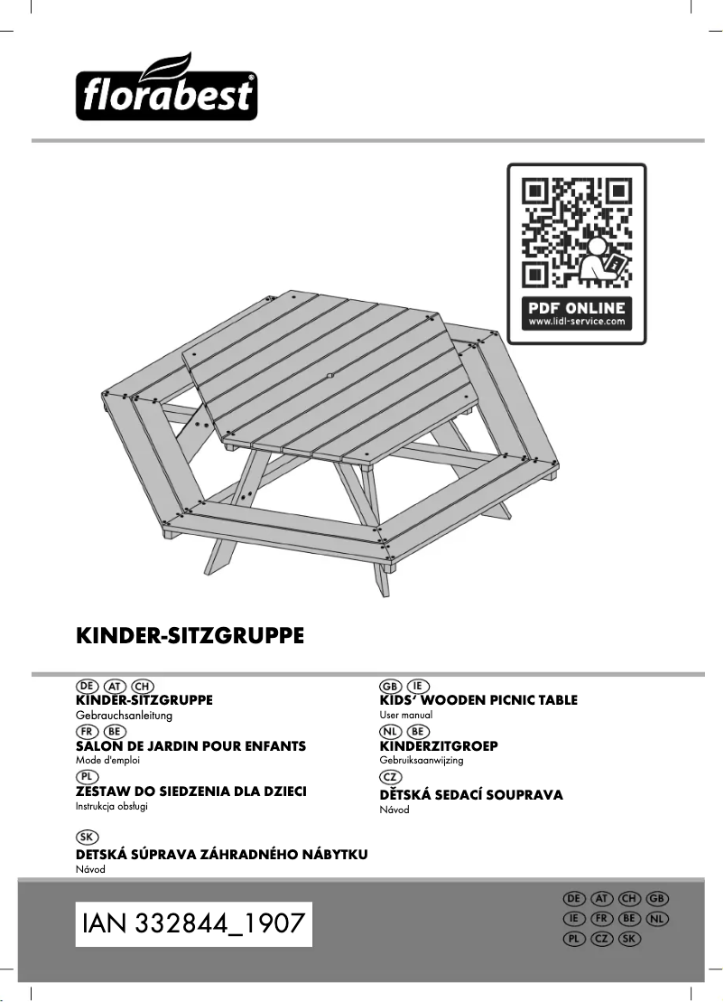 Página 1 del manual Manual de usuario Florabest IAN 332844