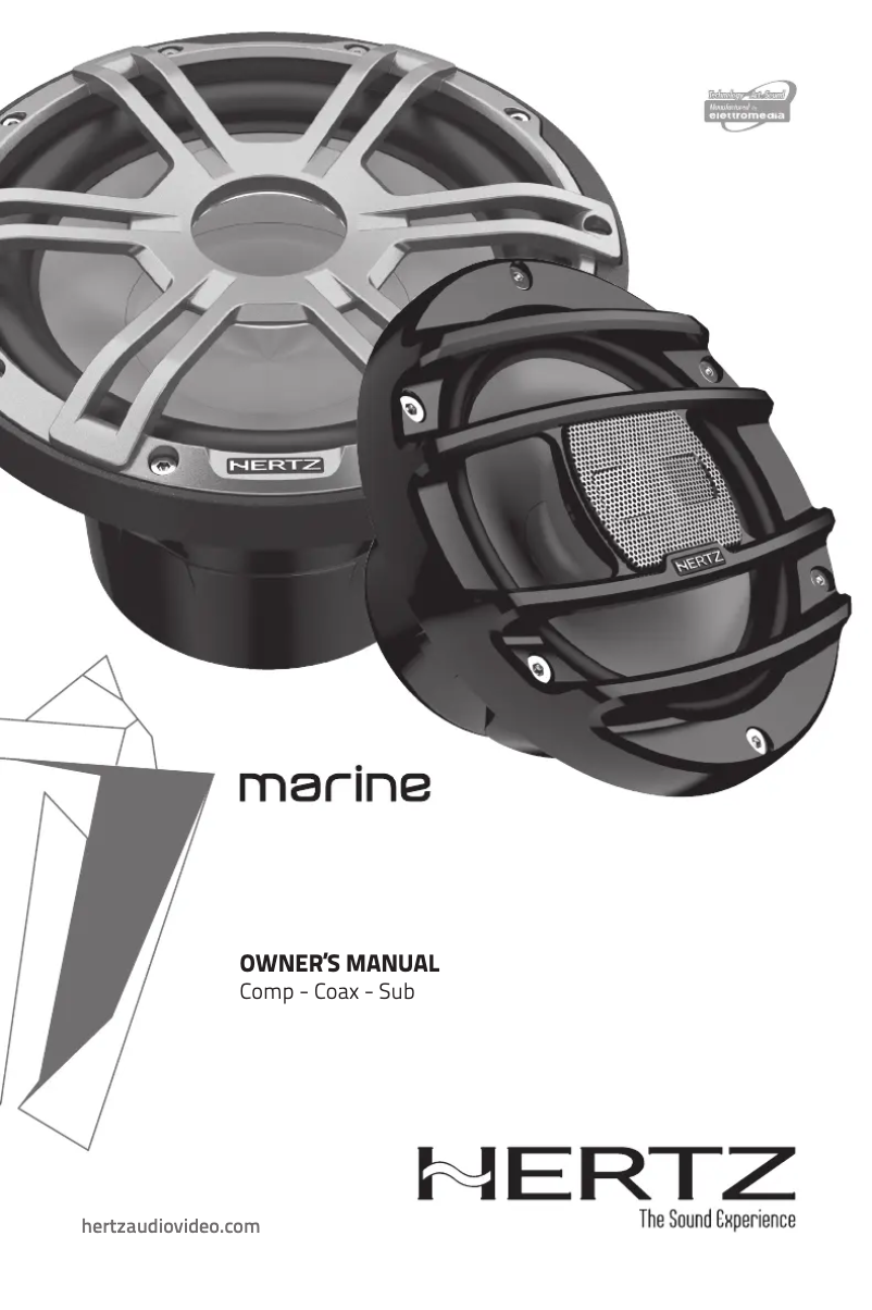 Image de la première page du manuel de l'appareil Marine HMS 10 S4-LD-SW