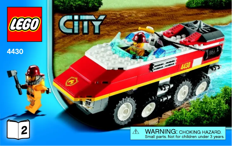 Page 1 de la notice Manuel utilisateur Lego City 4430