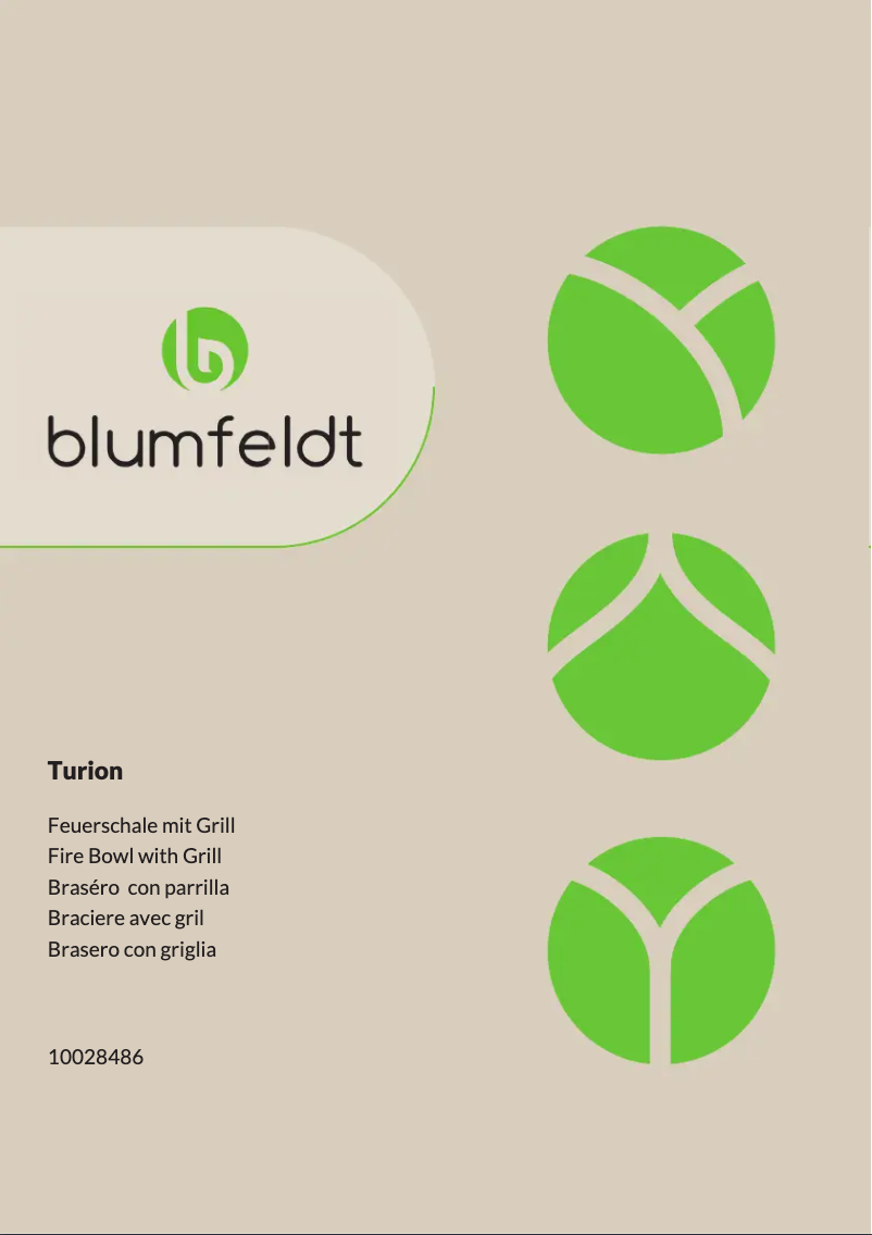 Page n°1 - Manuel utilisateur Blumfeldt Turion