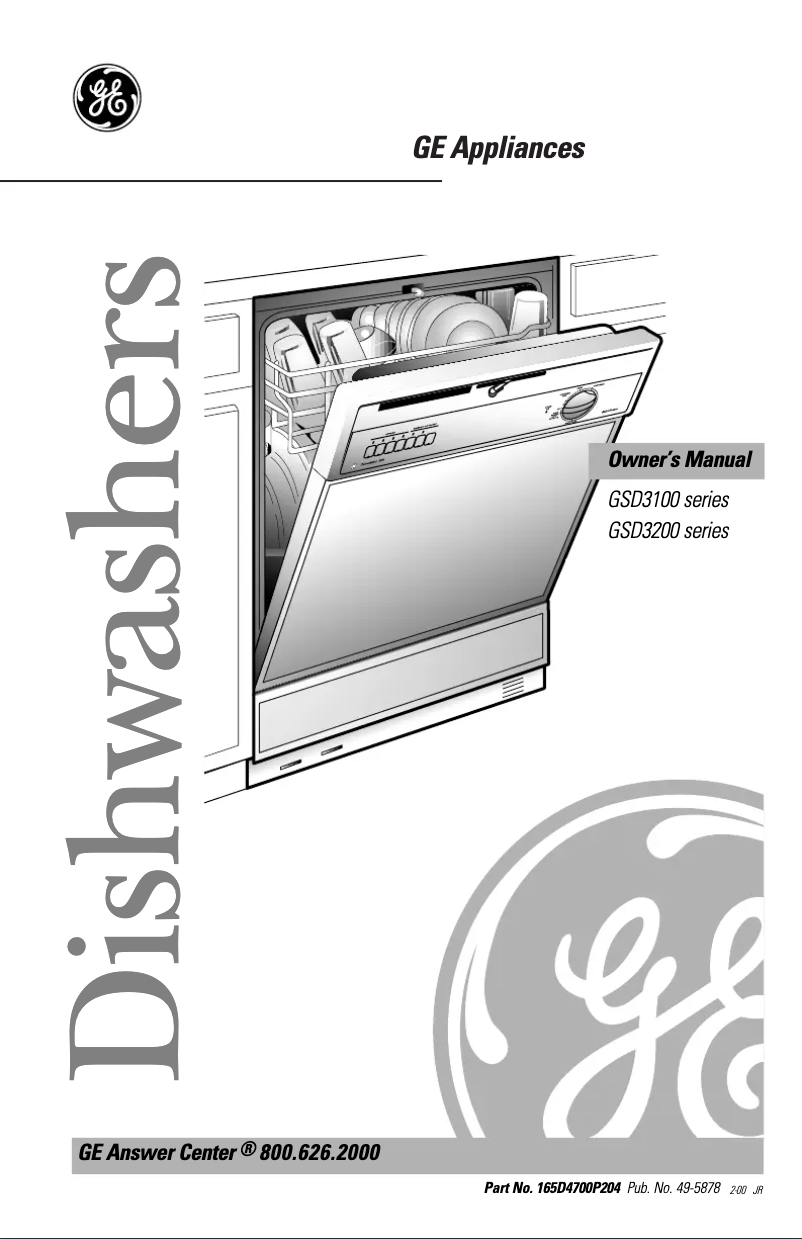 Page 1 of the manual Use and Maintenance Manual GE GSD3210FAA