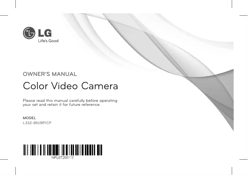 Page 1 de la notice Manuel utilisateur LG L332-BP