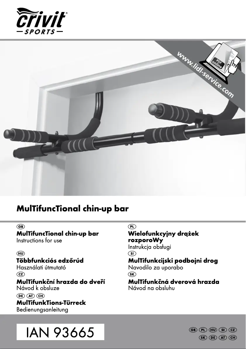 Image de la première page du manuel de l'appareil IAN 93665