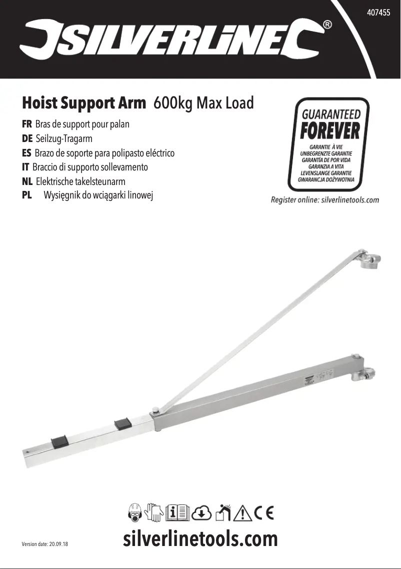 Page n°1 - Manuel utilisateur Silverline 407455