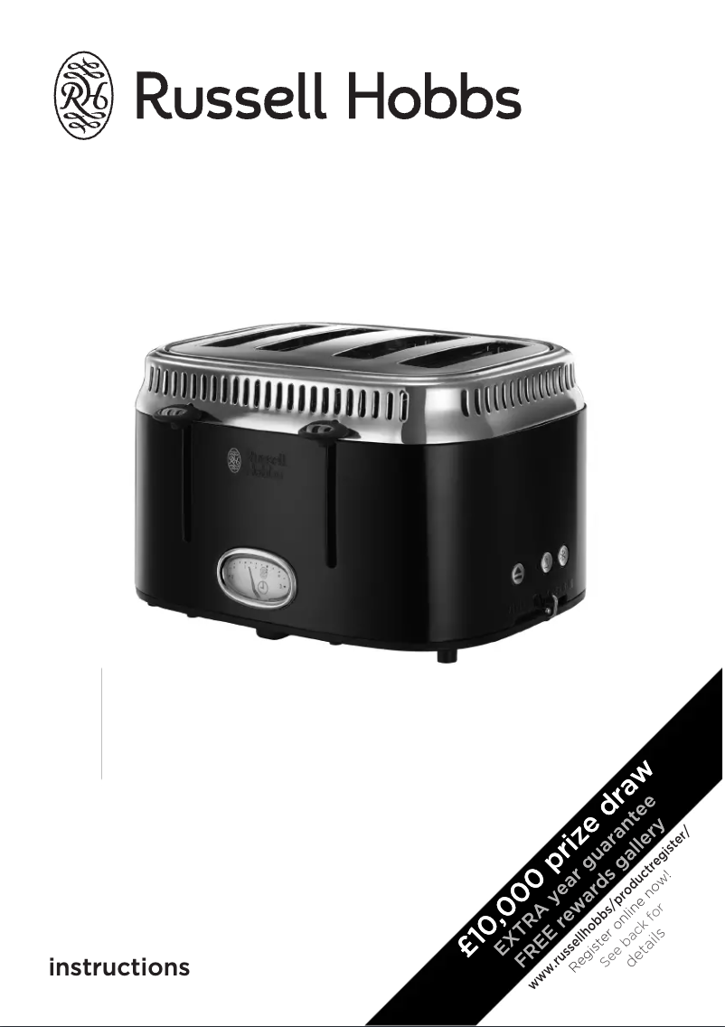 Page 1 de la notice Manuel utilisateur Russell Hobbs Retro 21691