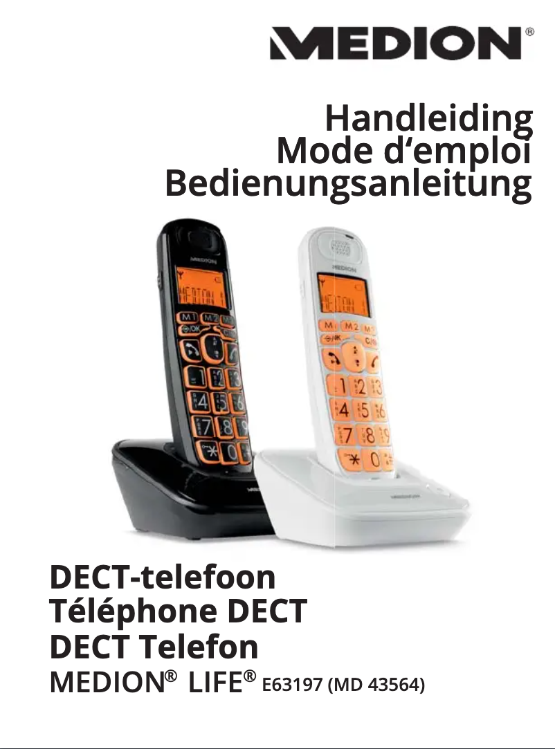 Image de la première page du manuel de l'appareil E63197W