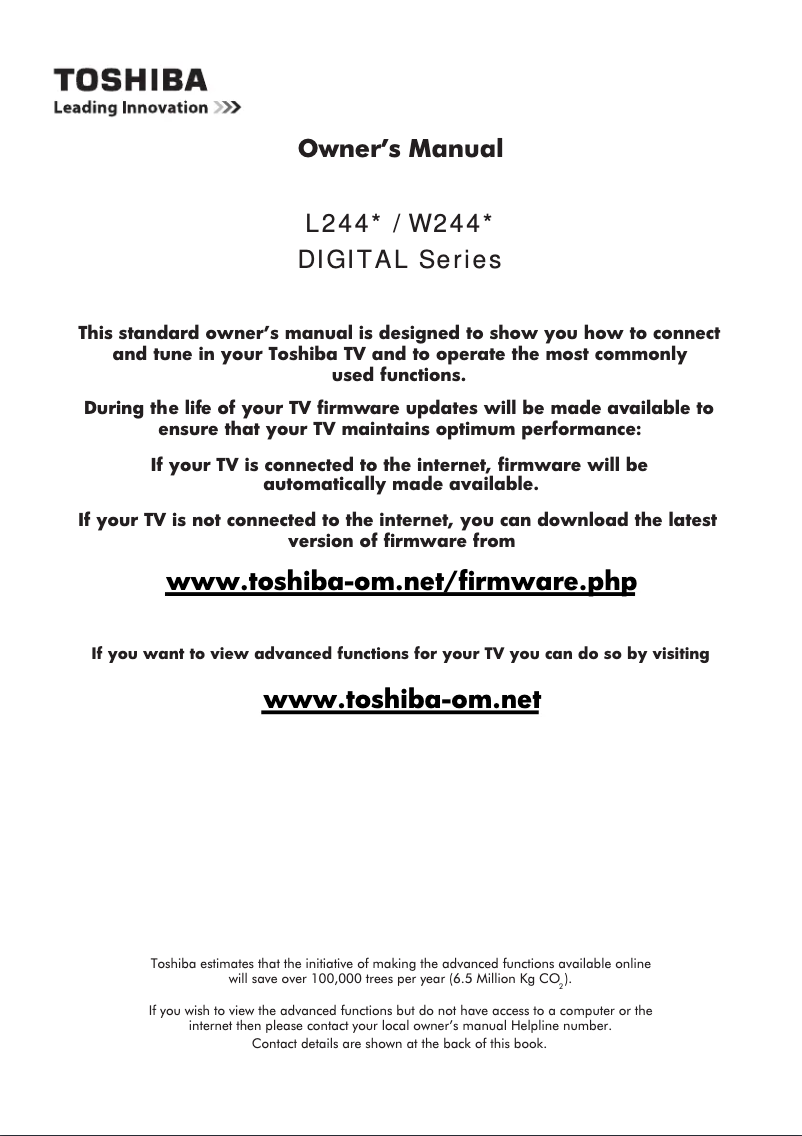 Image de la première page du manuel de l'appareil 40W2444