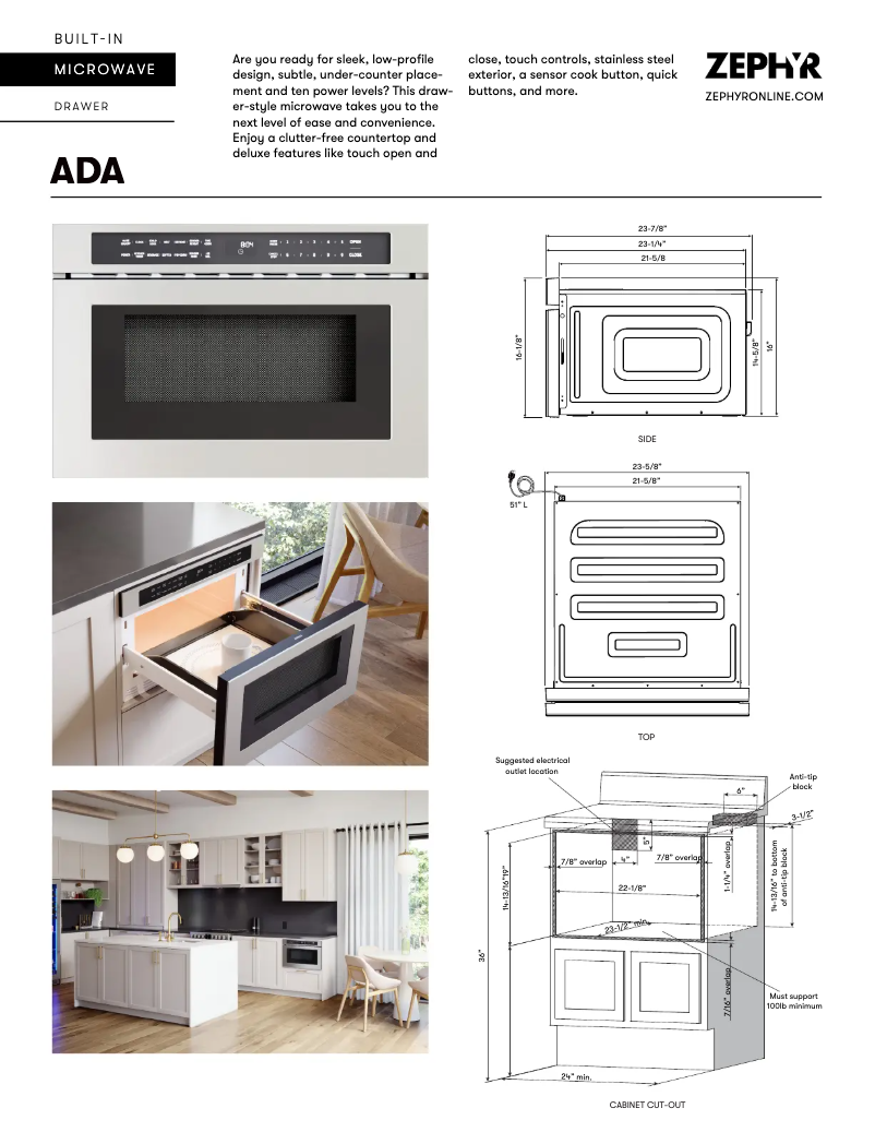 Image de la première page du manuel de l'appareil MWD2401AS