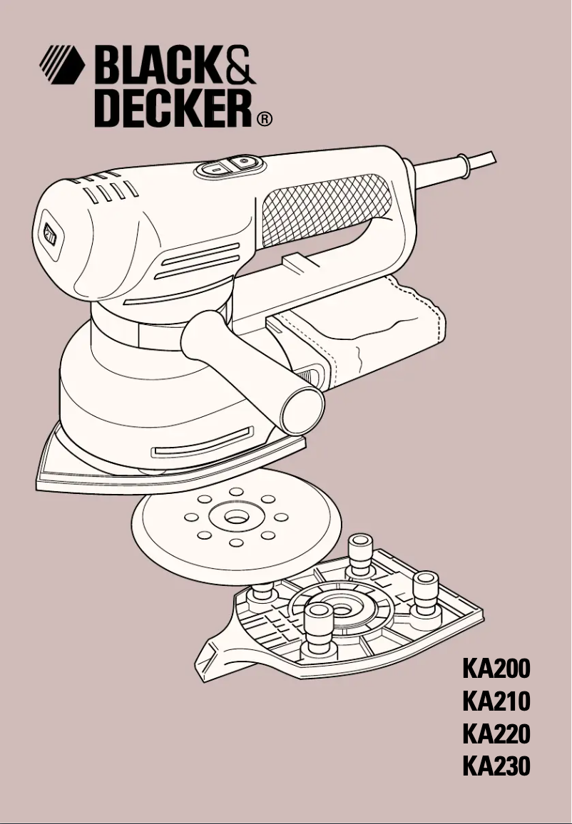 Page n°1 - Manuel utilisateur Black & Decker KA220E