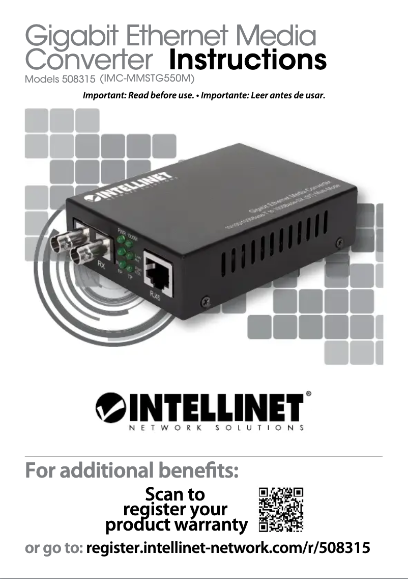 Página 1 del manual Manual de usuario Intellinet 508315