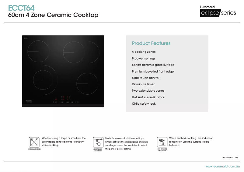 Page n°1 - Fiche technique Euromaid ECCT64