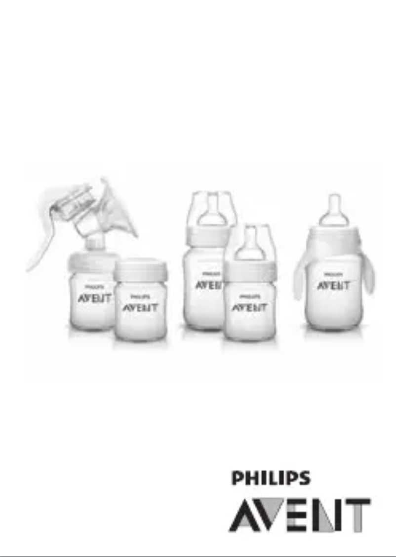 Image de la première page du manuel de l'appareil AVENT SCF818