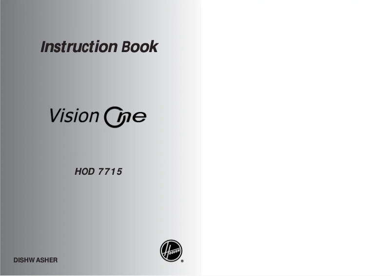 Image de la première page du manuel de l'appareil HOD7715