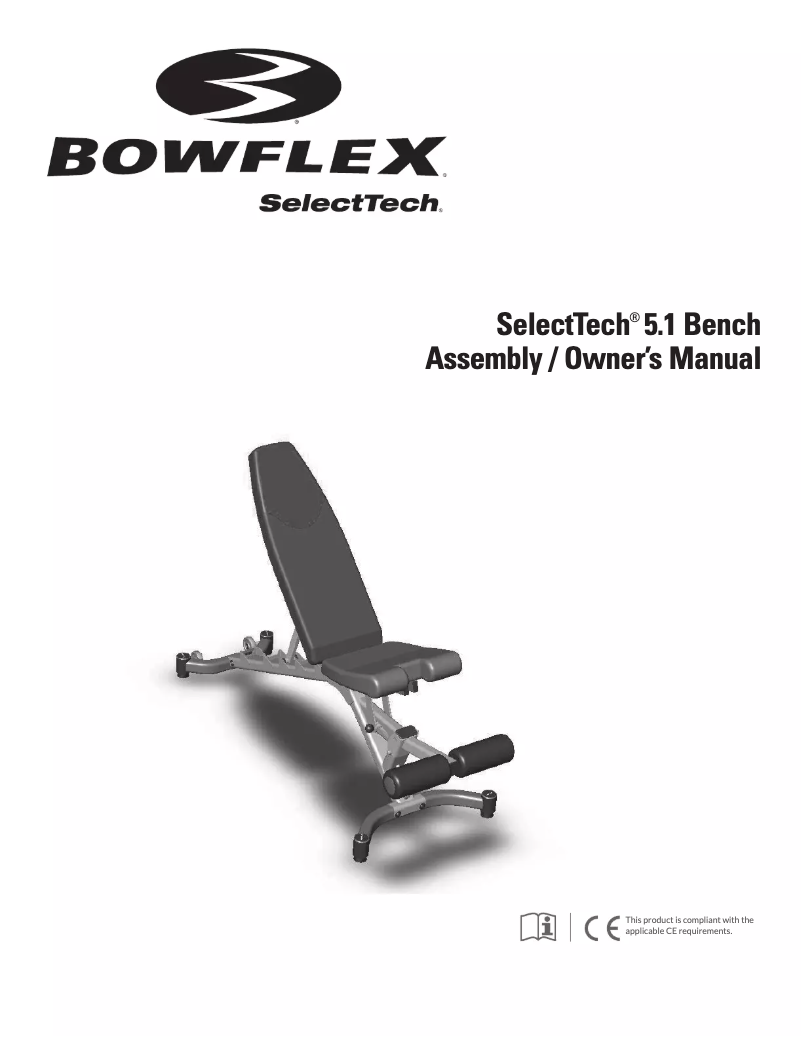 Page 1 de la notice Manuel utilisateur Bowflex SelectTech 5.1